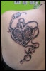 traditional heart locket tattoo forearm. Anyone can see this photo.