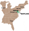 Maryland Baltimore Map