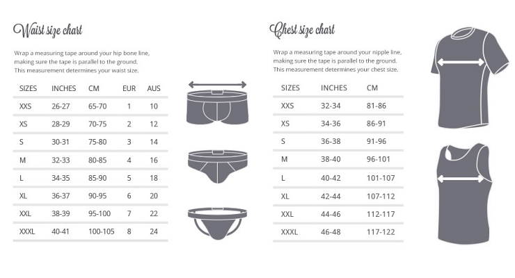  Underwear Size Chart 