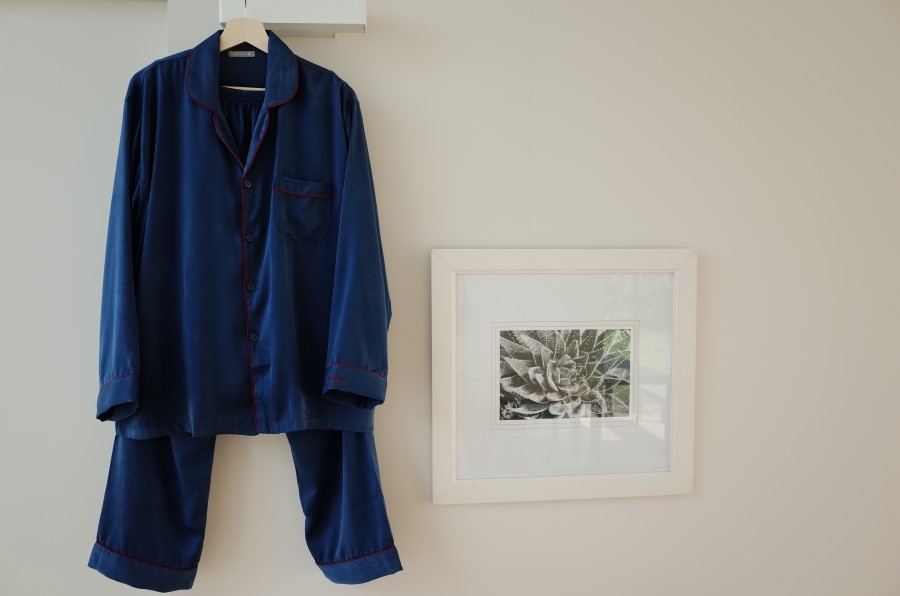 New Wine Silk Pajamas Newlyweds Couple Pajamas Fas