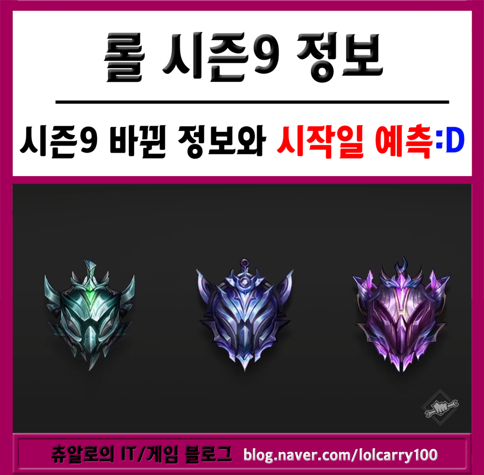 롤 프리시즌 기간 알아둬야할 배치고사 Mmr 공략과 롤 시즌9 시작일 네이버 블로그