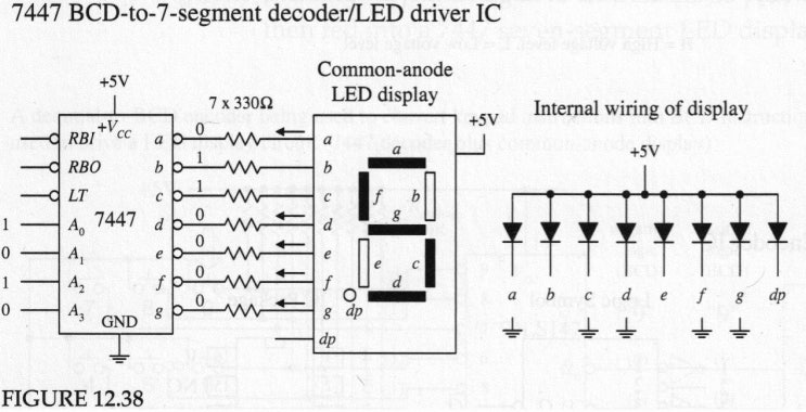 74LS47(7447) BCD to 7-segment 디코더(Decoder)의 동작 실험 : 네이버 블로그